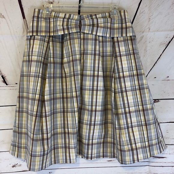 Paniz Plaid Skirt size 8 Fit and Flare - Picture 3 of 7